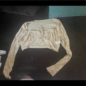 Aeropostale xl flower crop top